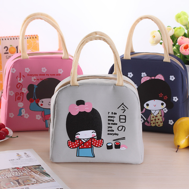 Túi Giữ Nhiệt Hình Cô Gái Nhật 22cm
