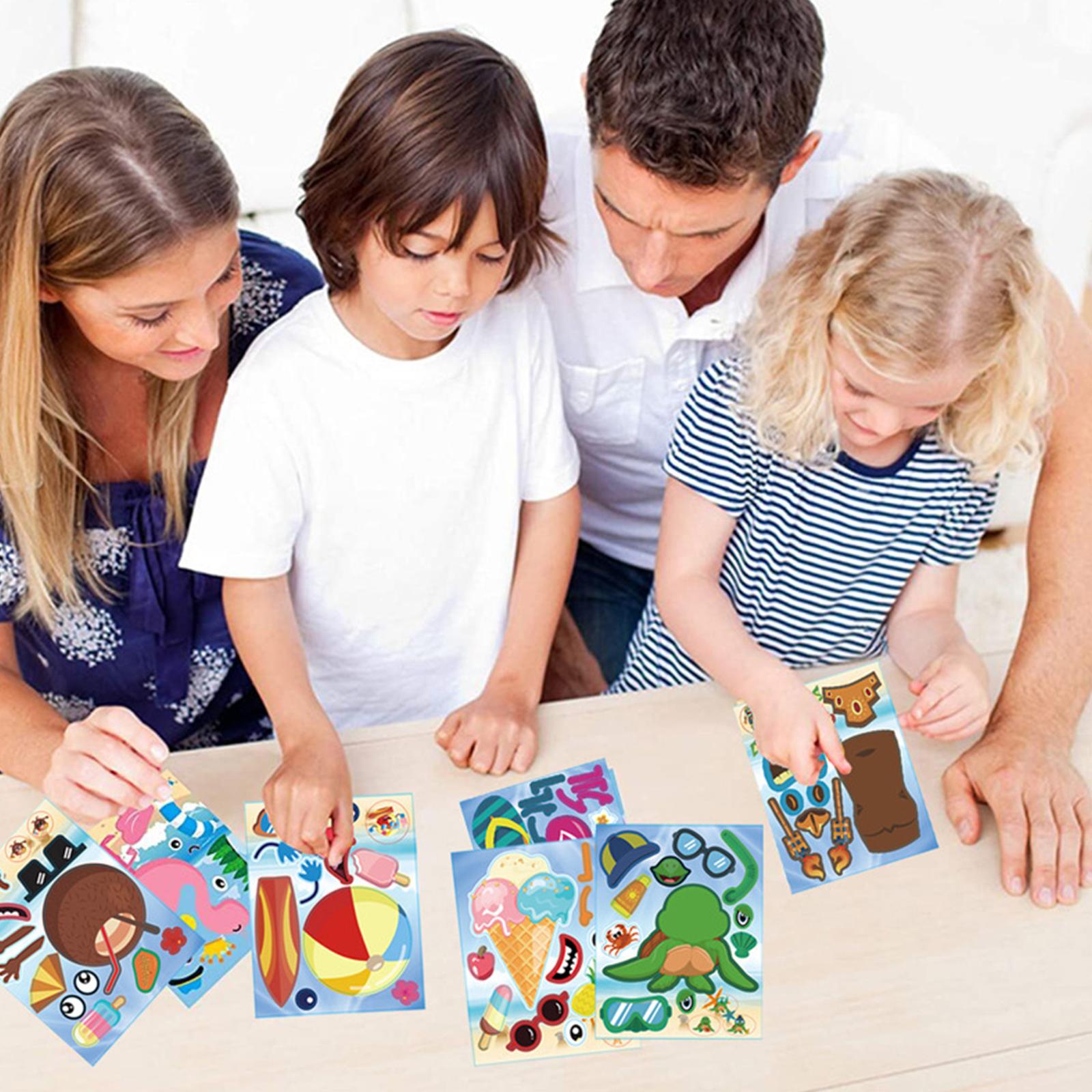 Set 50 Miếng Sticker Trang Trí Cho Trẻ Em Sáng Tạo