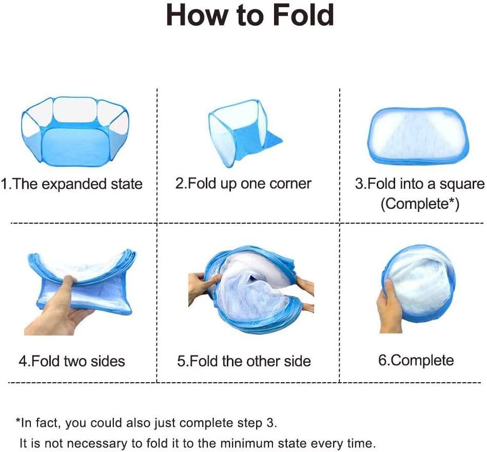 Thoáng khí / Trong suốt Pet Playpen Pop Open Hàng rào tập thể dục ngoài trời / trong nhà Hàng rào sân di động cho thỏ Guinea Pig