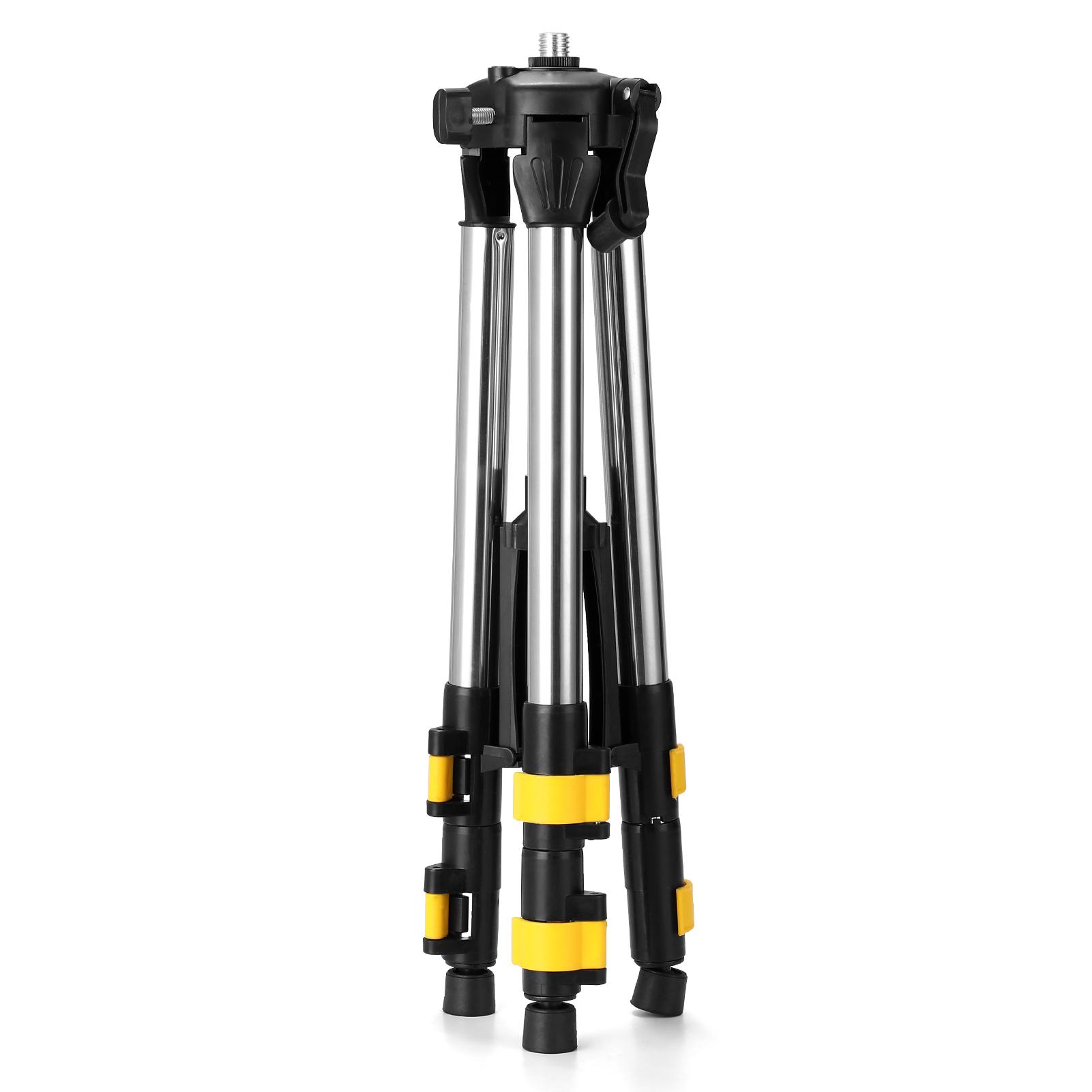 1.2M Three Height Adjustment Stainless Steel Extension Bar Tripod Stand For Laser Level with Bubble-level