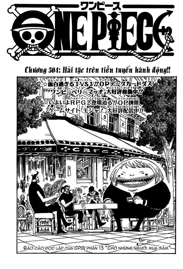 đảo hải tặc - one piece chapter 504 3