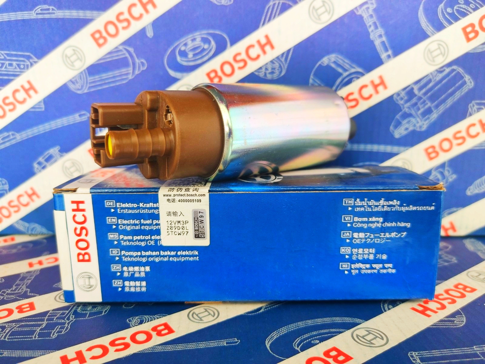 Bơm Xăng Bosch Giắc Ghim Lớn