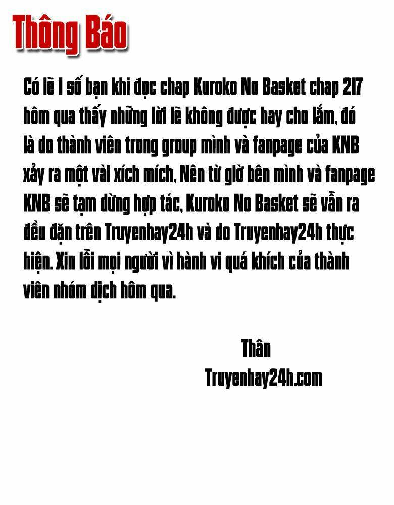 vua bóng rổ kuroko chapter 218 1