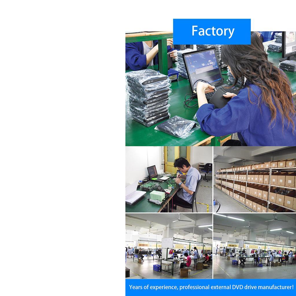 External USB 3.0 DVD CD ROM RW Disc Writer Burner Player Drive For Laptop PC