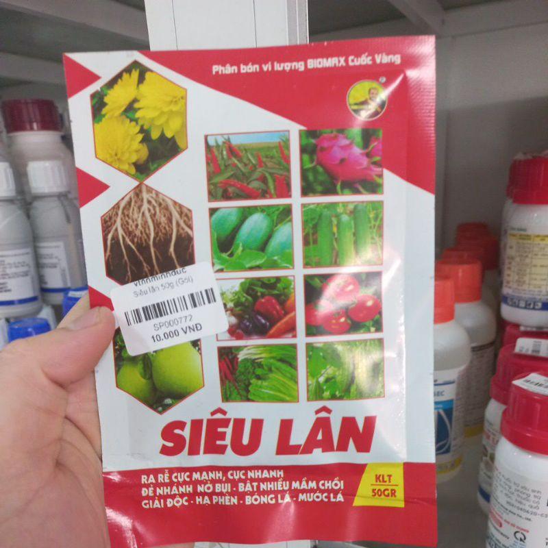 Phân bón vi lượng Biomax Siêu Lân 50g