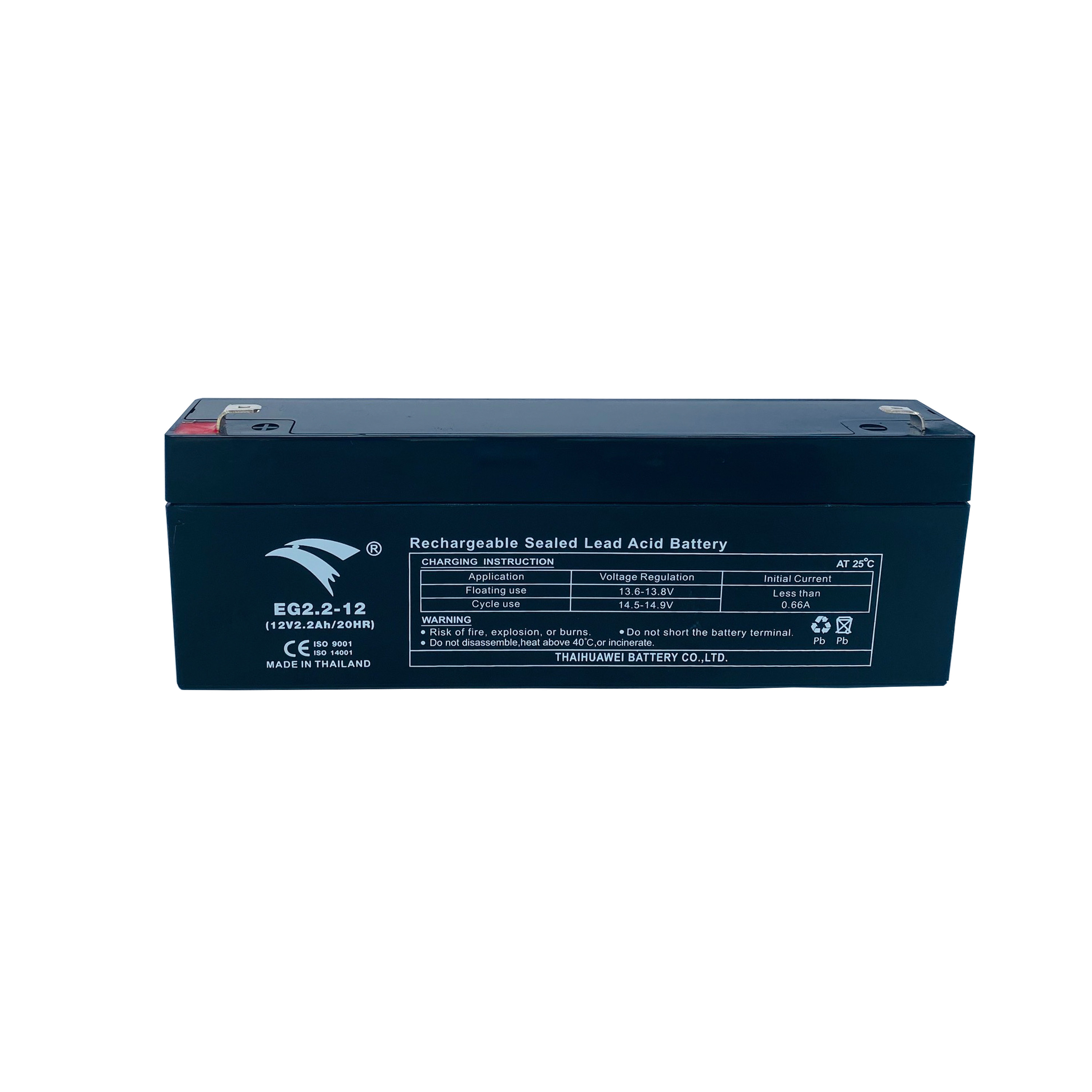 Bình ắc quy UPS, xe đạp điện EAGLE 12V - 2.2Ah (EG2.2-12)