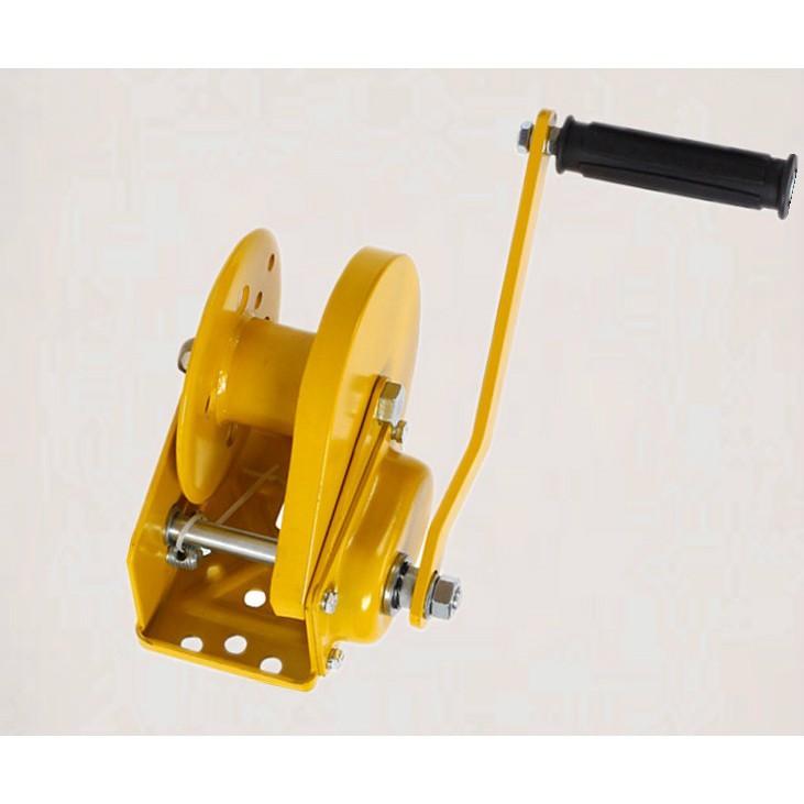Tời quay tay vàng không cáp 1200LBS - 544kg - tời có cáp
