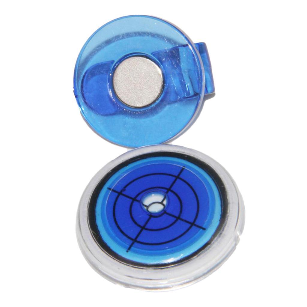 2pcs Golf Gradienter Putting Alignment Tool Marker Hat Clip