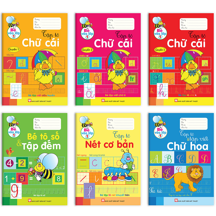 Combo Bộ Bé Vào Lớp 1