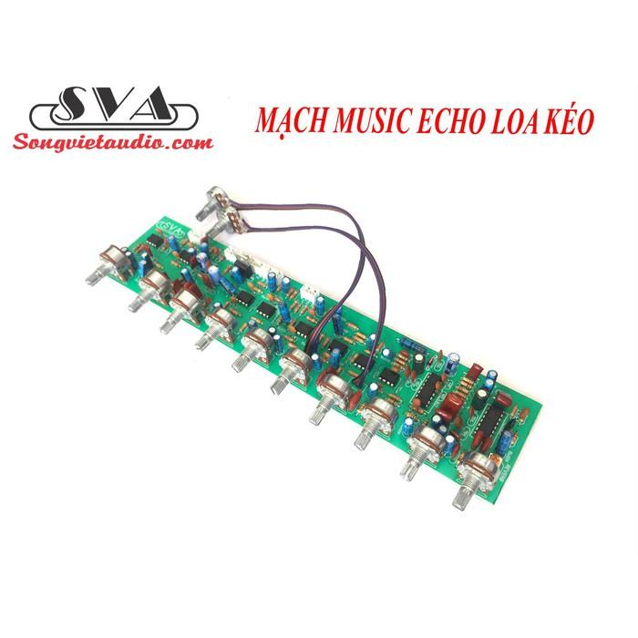 BỘ MẠCH MUSIC LOA KÉO 2 KÊNH TECHSOUND 1200