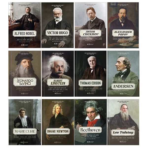 Kể Chuyện Cuộc Đời Các Thiên Tài  - Tặng kèm sổ hoặc bookmark