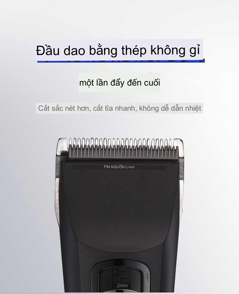 Tông Đơ Cắt Tóc Trẻ Em CODOS CHC-922 Chuyên Nghiệp, Gọn Nhẹ, Dễ sử dụngTẶNG Áo Choàng Cắt Tóc- Tăng Đơ Cắt Tóc Trẻ Em