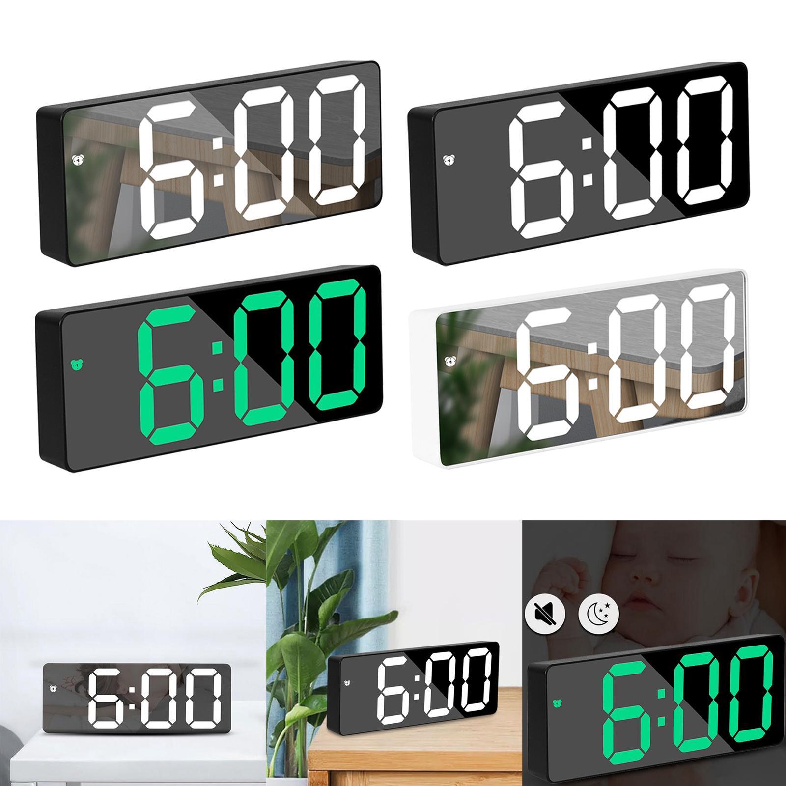 Clock Snooze Large Display Electronic Desktop