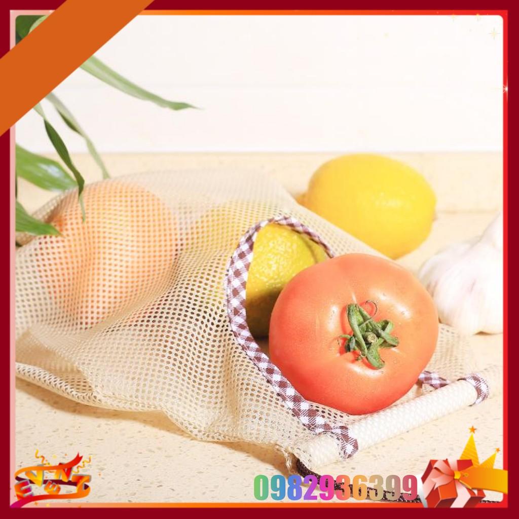 Túi Lưới Đựng Đồ Đa Năng Nhà Bếp – Đựng Hành Tỏi, Trái Cây, Túi Nilon, Đồ Khô