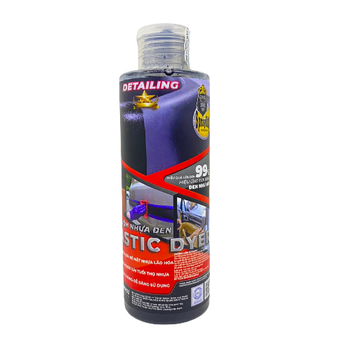 Kem nhuộm nhựa đen Sprayking Plastic Dyer 200ml, phục hồi nhựa nhám bạc màu, nhựa đã cũ trầy xướt