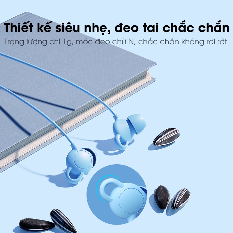 Tai Nghe Có Dây ACOME ASE01 Thiết Kế In Ear Đàm Thoại Sắc Nét Điều Khiển Đa Năng - Hàng Chính Hãng