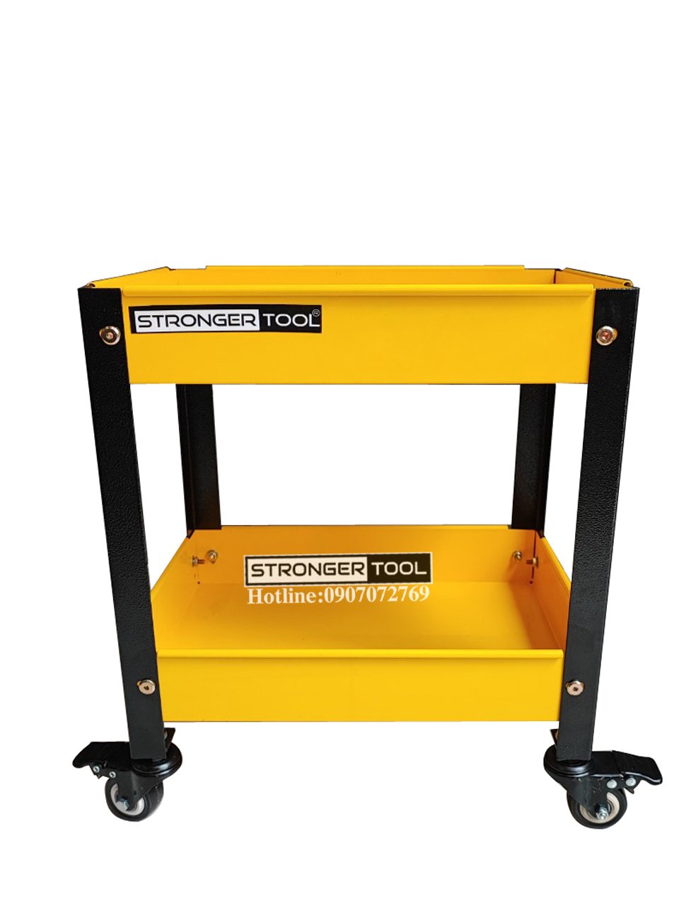 Xe đẩy dụng cụ 2 tầng thép sơn tĩnh điện Stronger Tool
