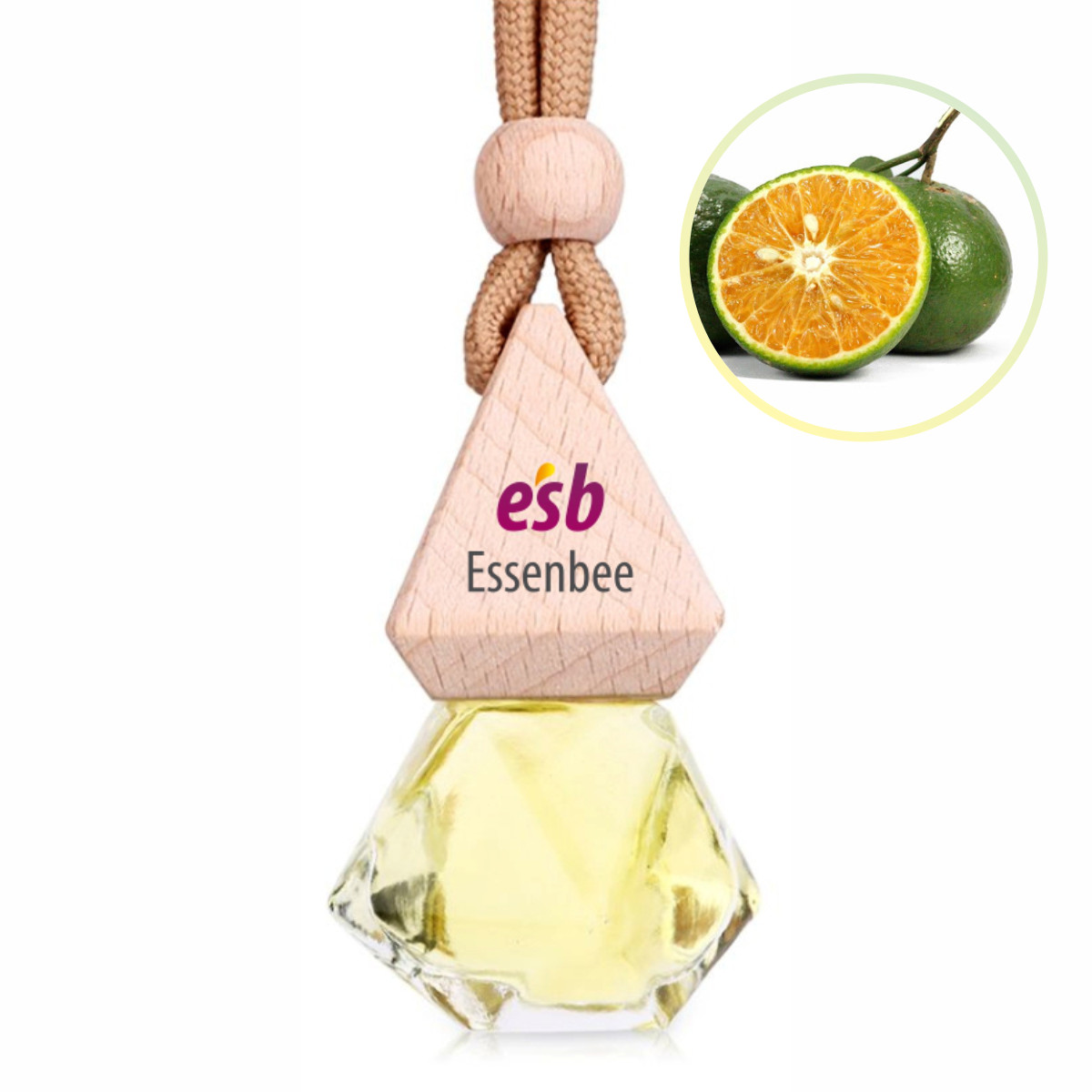 Tinh dầu Cam treo xe, treo tủ quần áo - Essenbee - 10ml