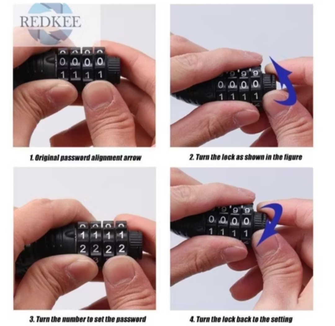 BỘ KHÓA SỐ KHÓA DÂY MẬT KHẨU CAO AN TOÀN CHỐNG TRỘM