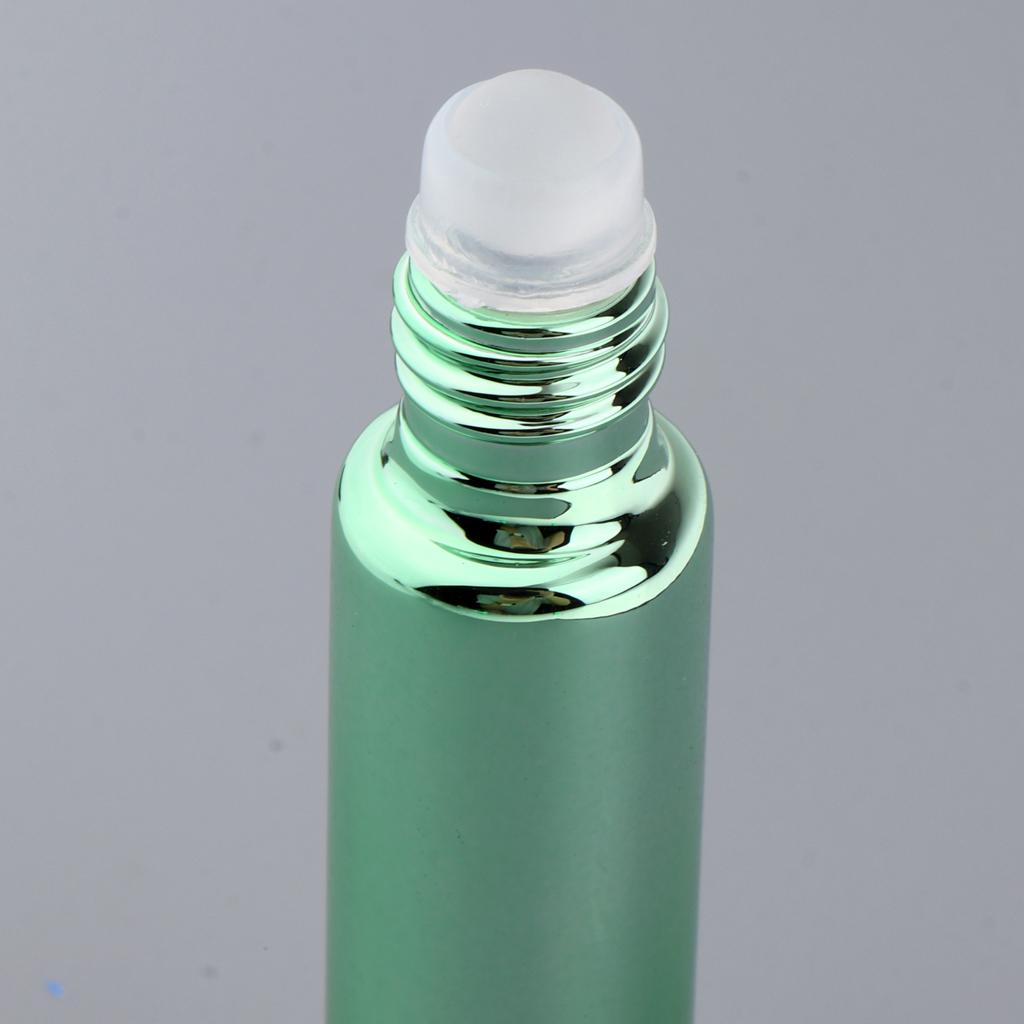 3x Empty Refillable Container Essential Oil Roller Bottles Glass Vials 10ml
