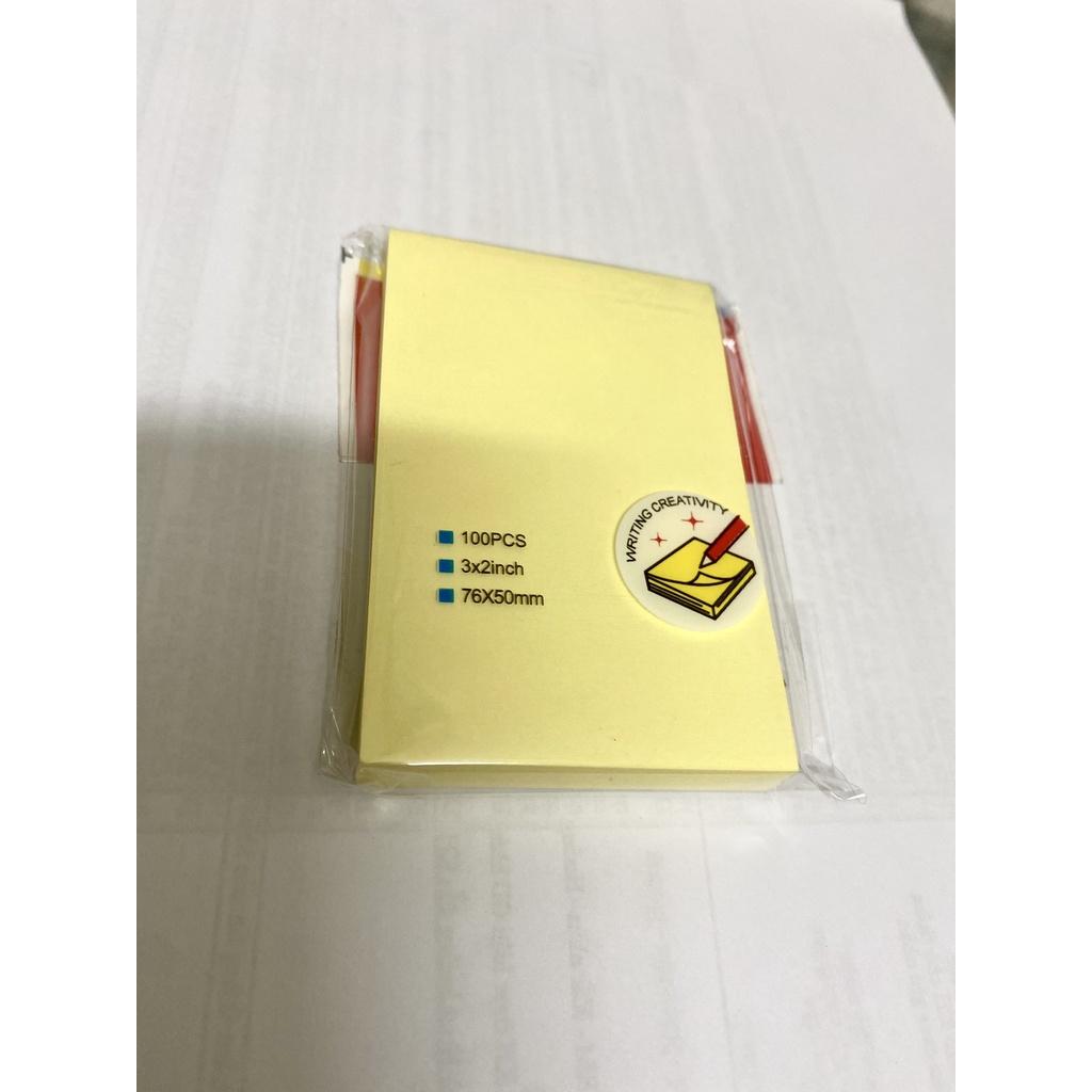 Giấy Note Ghi Chú - Sticky Note Màu Vàng đủ kích cỡ (2x3/ 3x3/ 3x4/ 3x5)