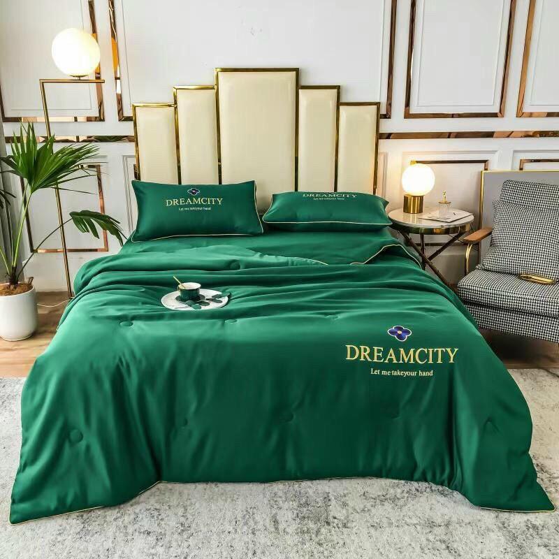 Bộ chăn ga và vỏ gối lụa Tencel Dreamcity nhập khẩu