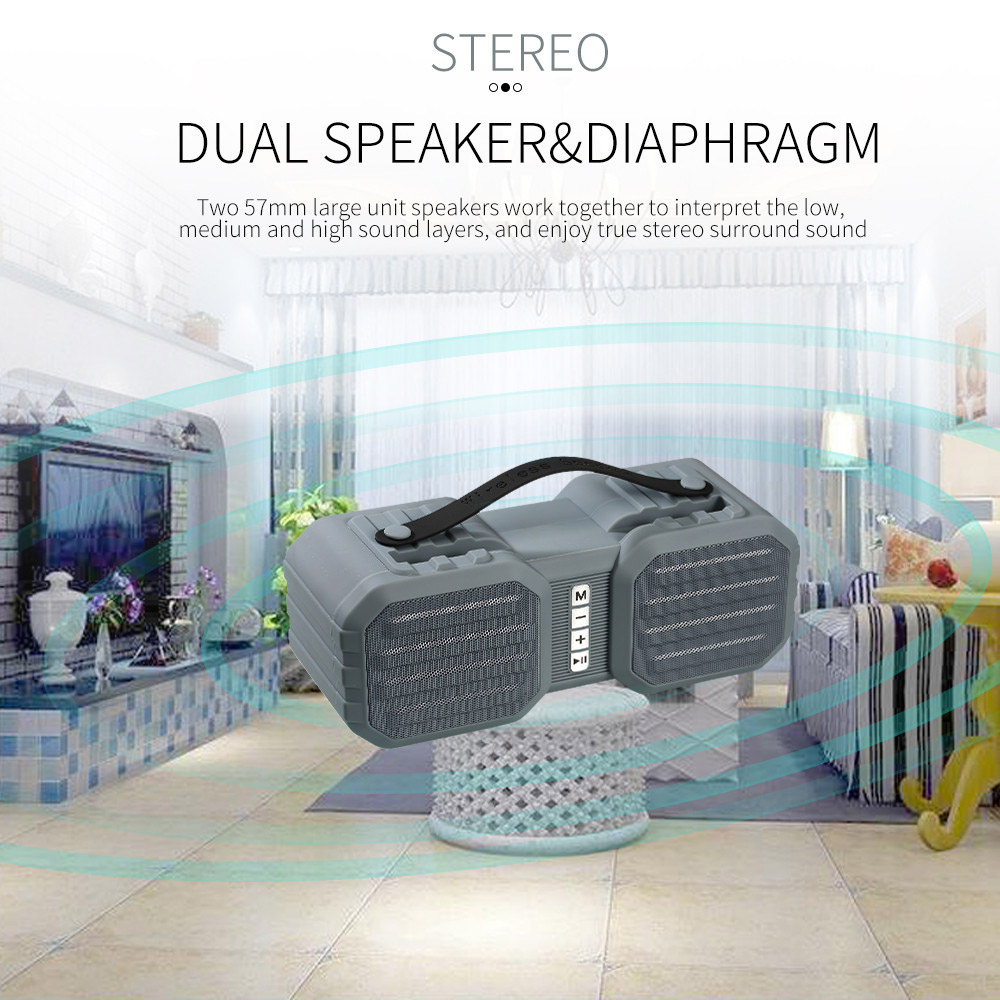 Loa Bluetooth Không Dây X8 HiFi Đa Chức Năng Hộp Âm Thanh Nổi TWS Cho TF / U Disk / AUX In / Điện Thoại