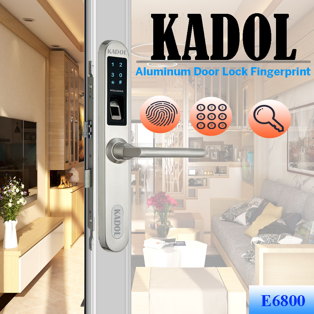 Khóa vân tay cửa nhôm Kadol E6800