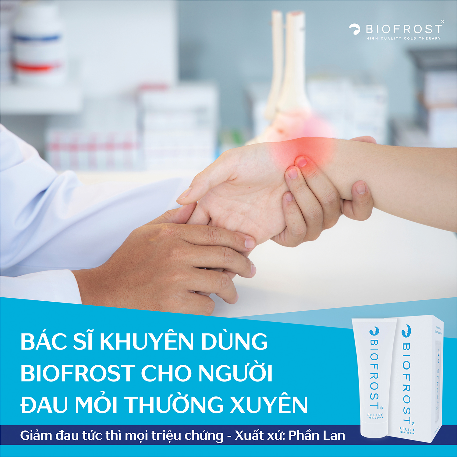 COMBO 2 GEL GIẢM ĐAU BIOFROST NHẬP KHẨU PHẦN LAN - HIỆU QUẢ VÀ AN TOÀN