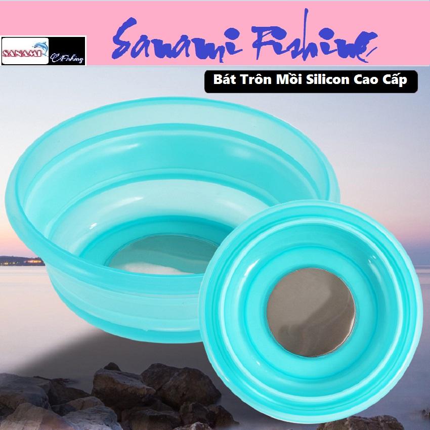 Bát Trộn Mồi Câu Cá Silicon Chuyên Dụng Sanami Fishing Store Có Thể Thu Gọn Chuyên Dụng Câu Đơn Câu Đài Cao Cấp HPK-9
