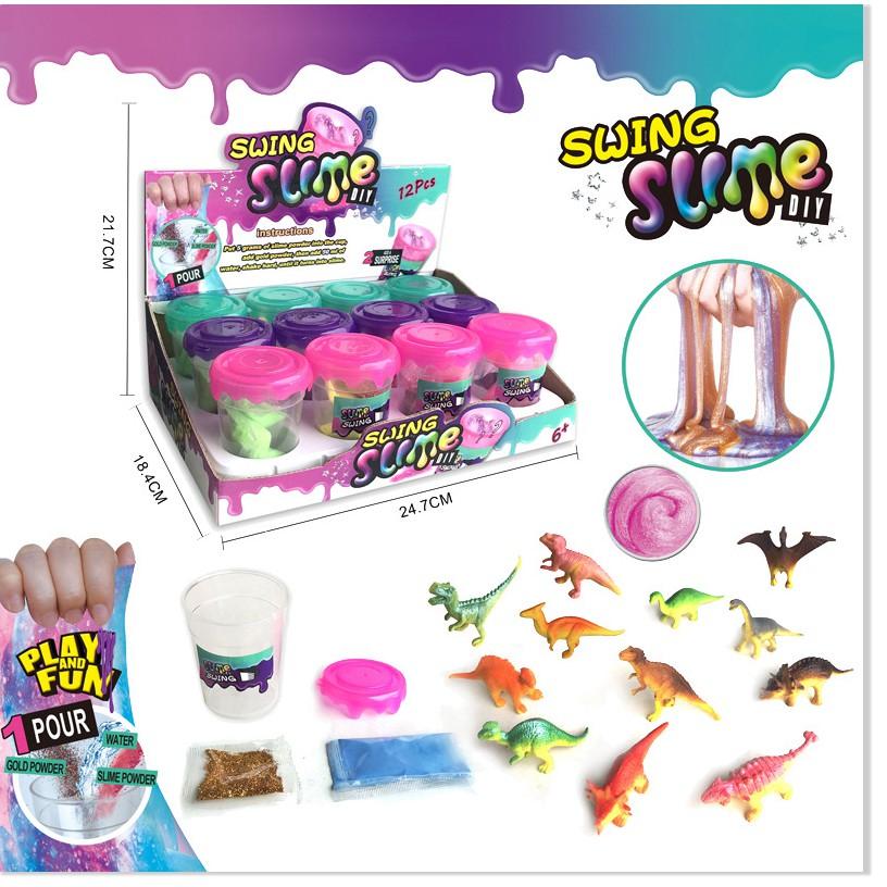 1 hộp 12 hủ slime chất nhờn ma quái Slime ✓Vui nhộn ✓Giá rẻ