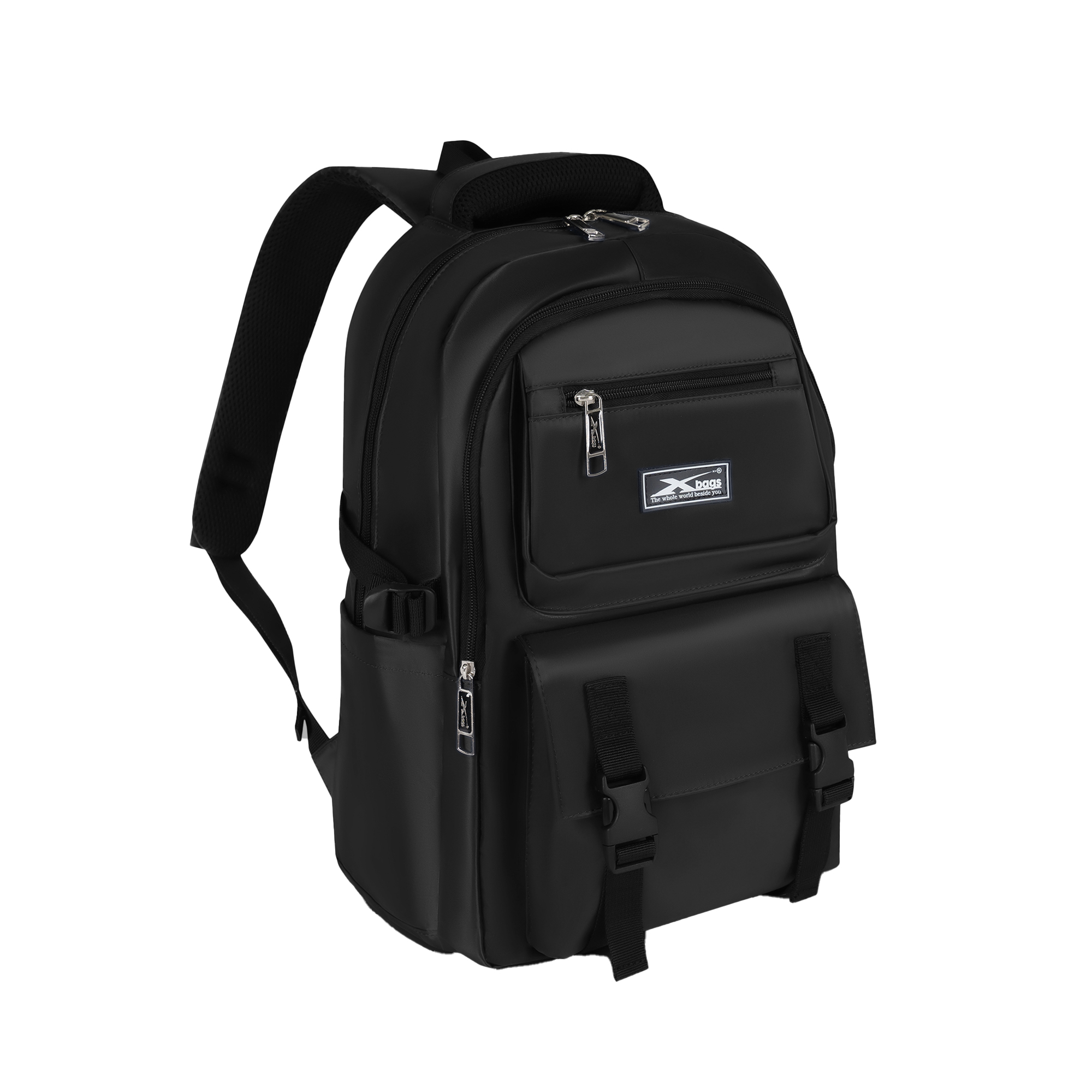 Balo trung học chống nước Xbags Black Blue Xb 3203