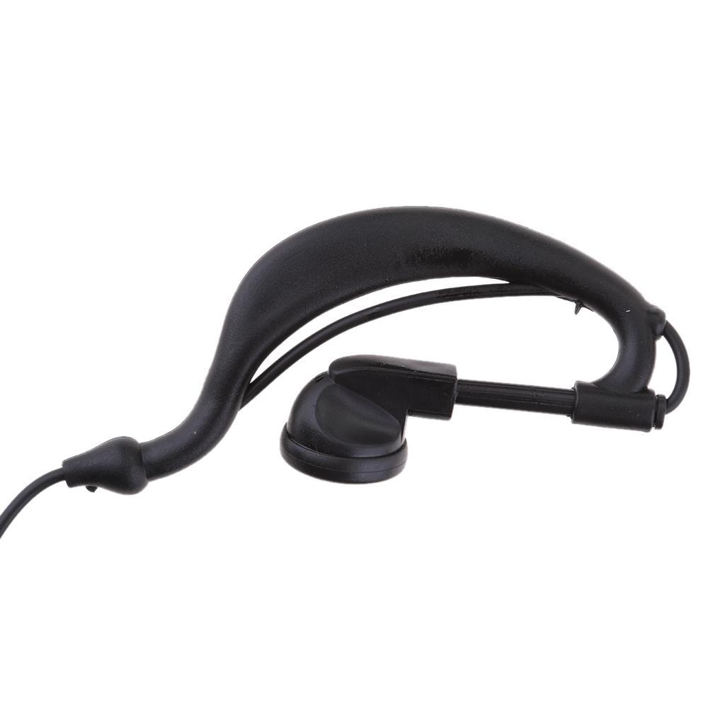 Waiter Walkie Talkie Smile PTT Mic Earpiece Headset for Baofeng Kenwood