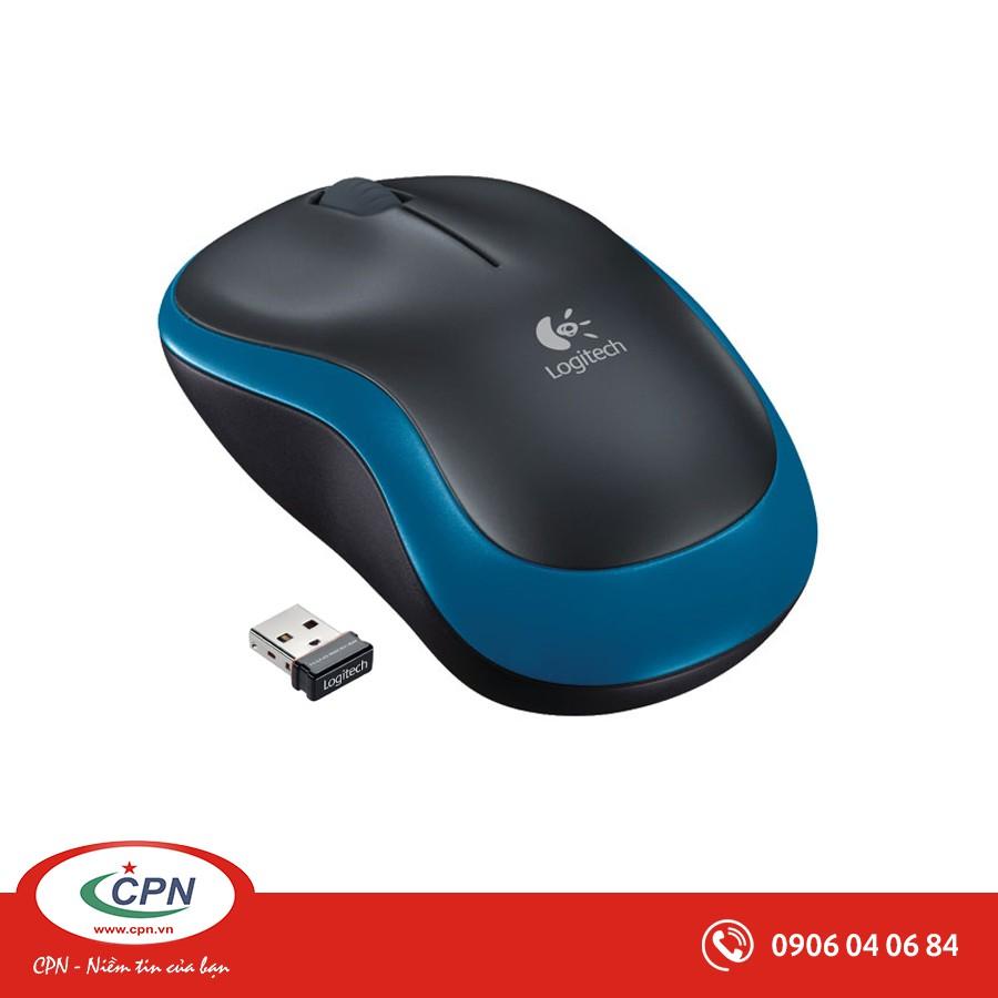 Chuột vi tính quang không dây Logitech M185, AA- Hàng chính hãng