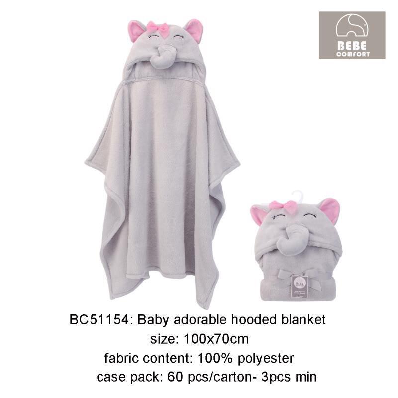 Chăn ủ lông hình thú siêu mềm cho bé Bebe Comfort