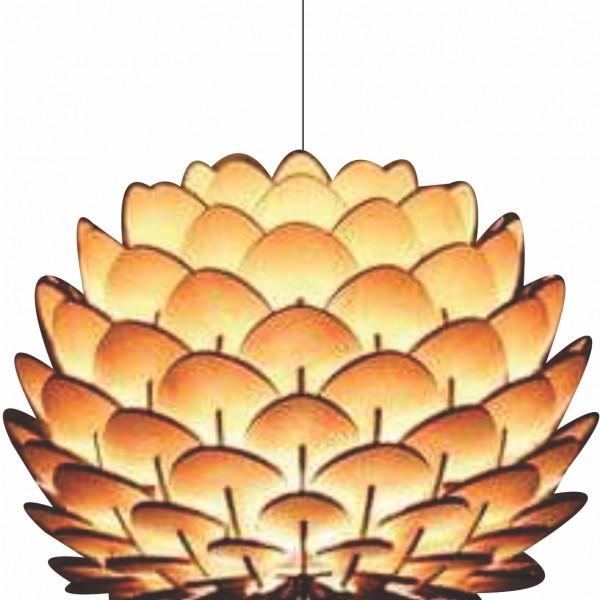 ĐÈN GỖ THẢ TRẦN TT0027