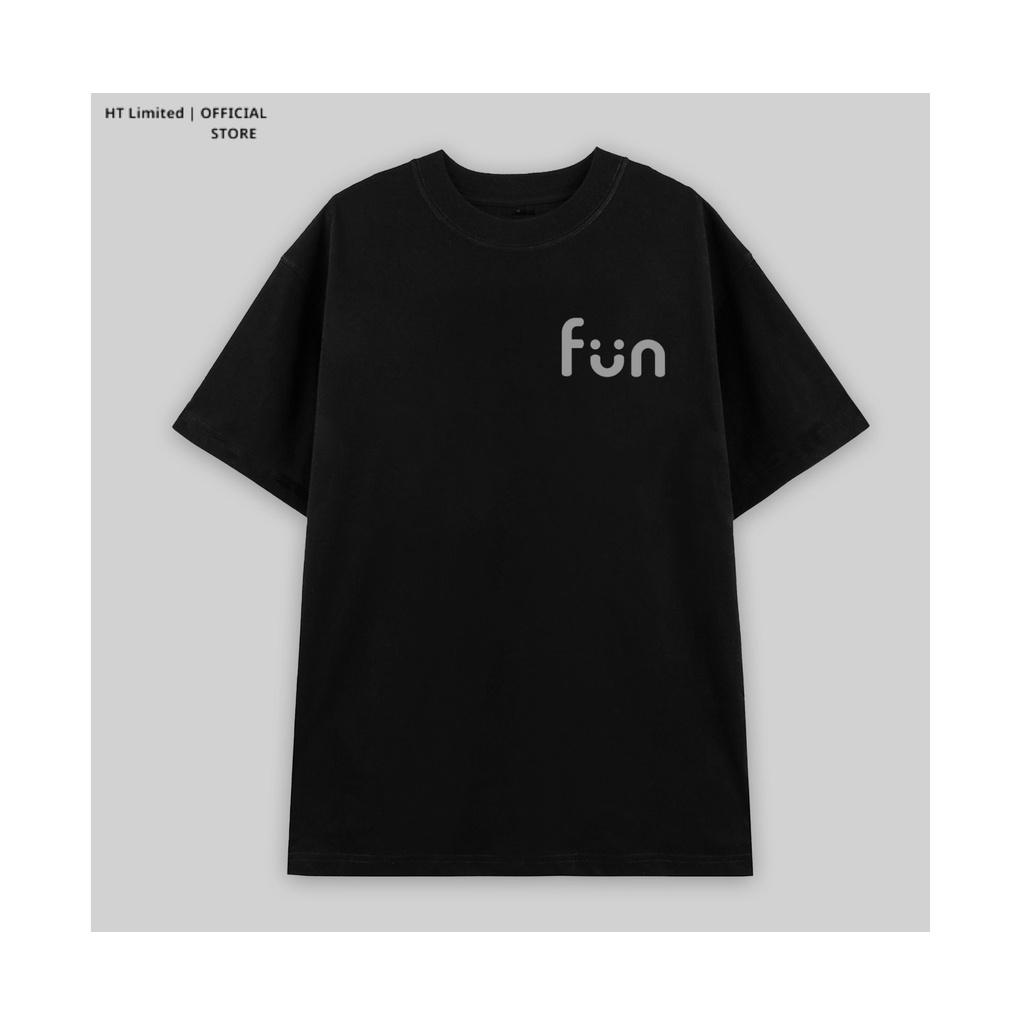Áo thun thiết kế Unisex họa tiết Fun basic local brand, Cotton Cao Cấp 100%