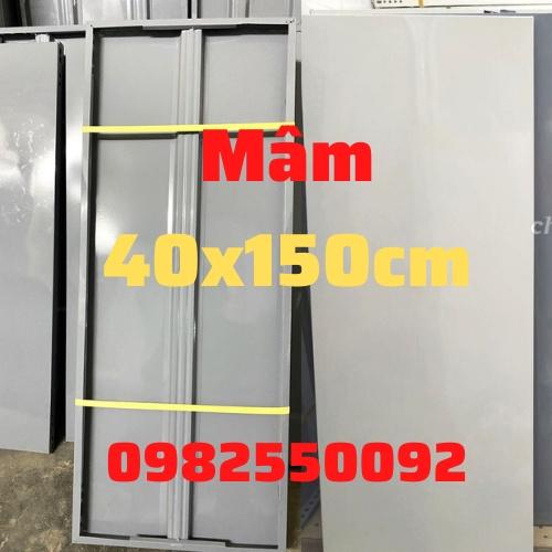 mâm V lỗ 40x150cm,mâm kệ sắt V lỗ