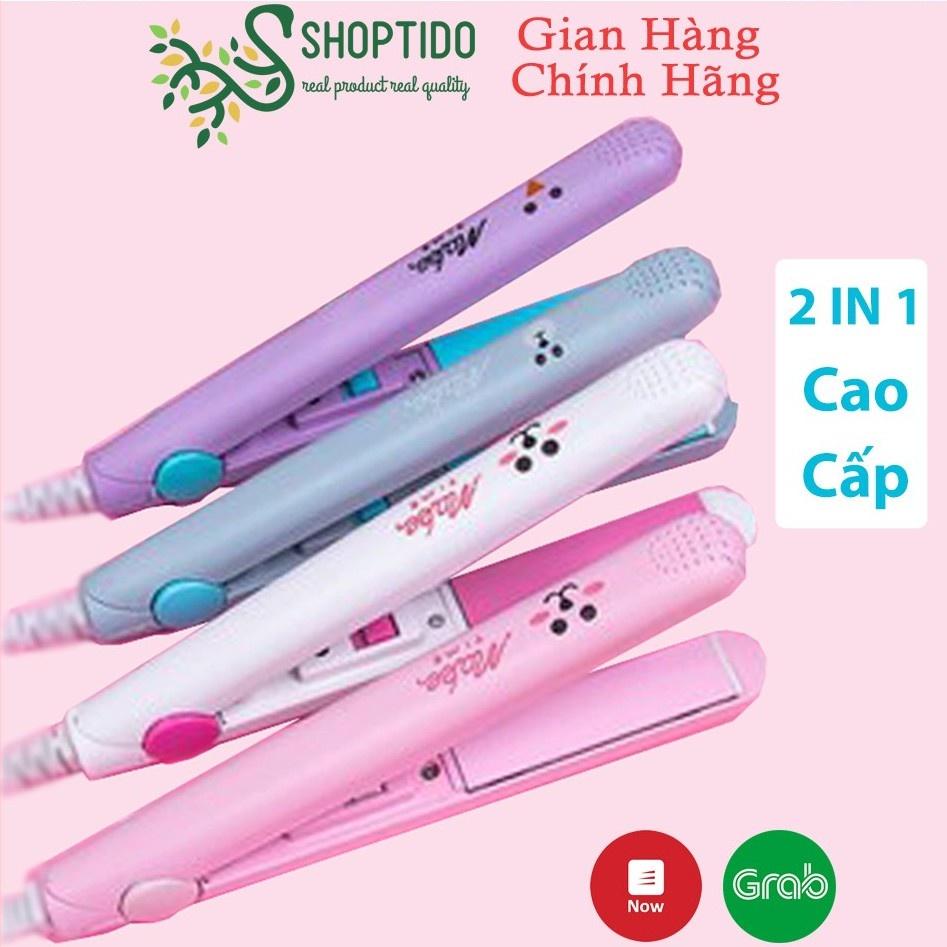 Máy Uốn Tóc Kiêm Duỗi Tóc Mini Sử Dụng Ion Âm Tiện Dụng duỗi tóc máy duỗi tóc