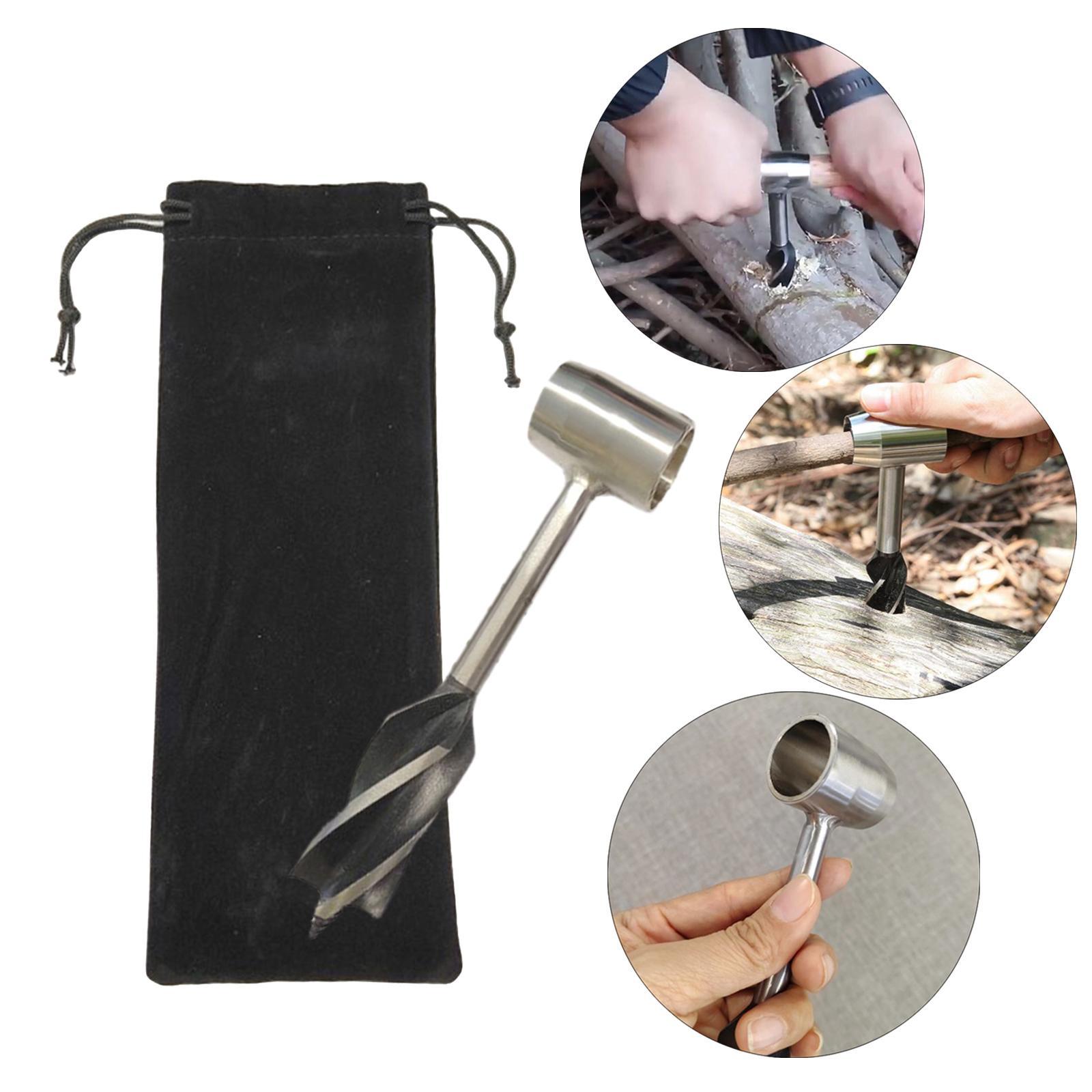 Outdoor Hand Tools Camping Survival Hand Drill Drill Wood Puncher