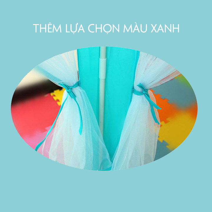 Lều Công Chúa Hoàng Tử Màu Sắc Xinh Xắn