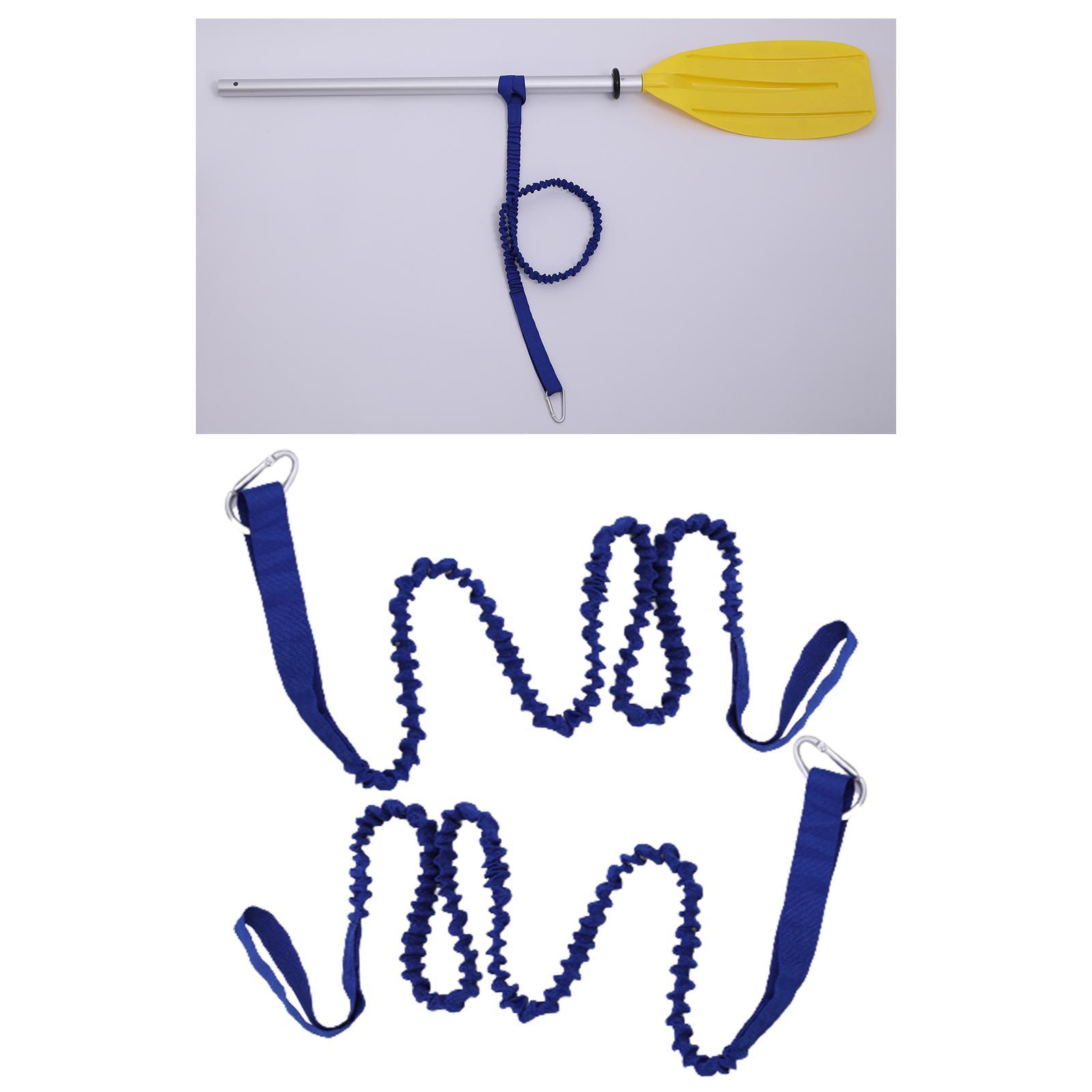 2x Leash Bungee Strap Boat Accessories Coiled Fishing Rod Leash