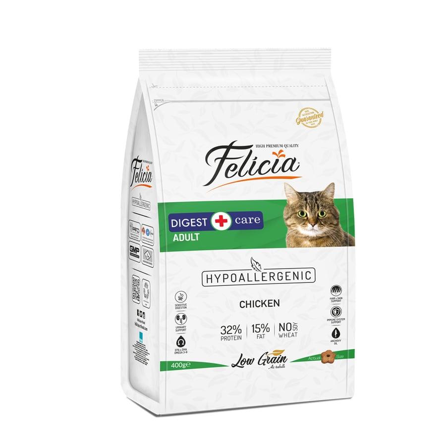 Thức Ăn Hỗ Trợ Tiêu Hóa Cho Mèo Trưởng Thành Felicia Digest Adult Cat Chicken Bao 12kg - Xuất Xứ Thổ Nhĩ Kỳ