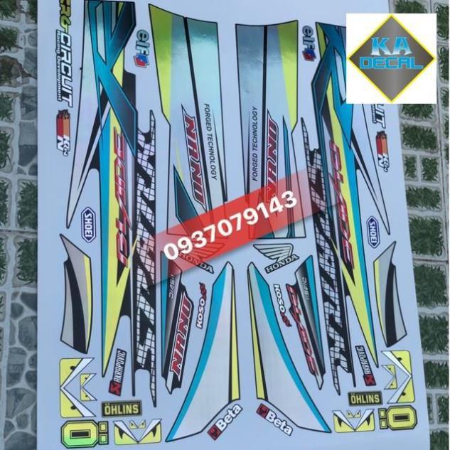 Tem rời Wave blade 110 mẫu spark nano Crom titan 7 màu