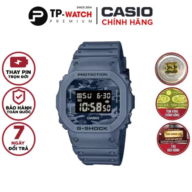 Đồng Hồ Nam Dây Nhựa Casio G-Shock DW-5600CA-2DR Chính Hãng - DW-5600CA-2 CAMO