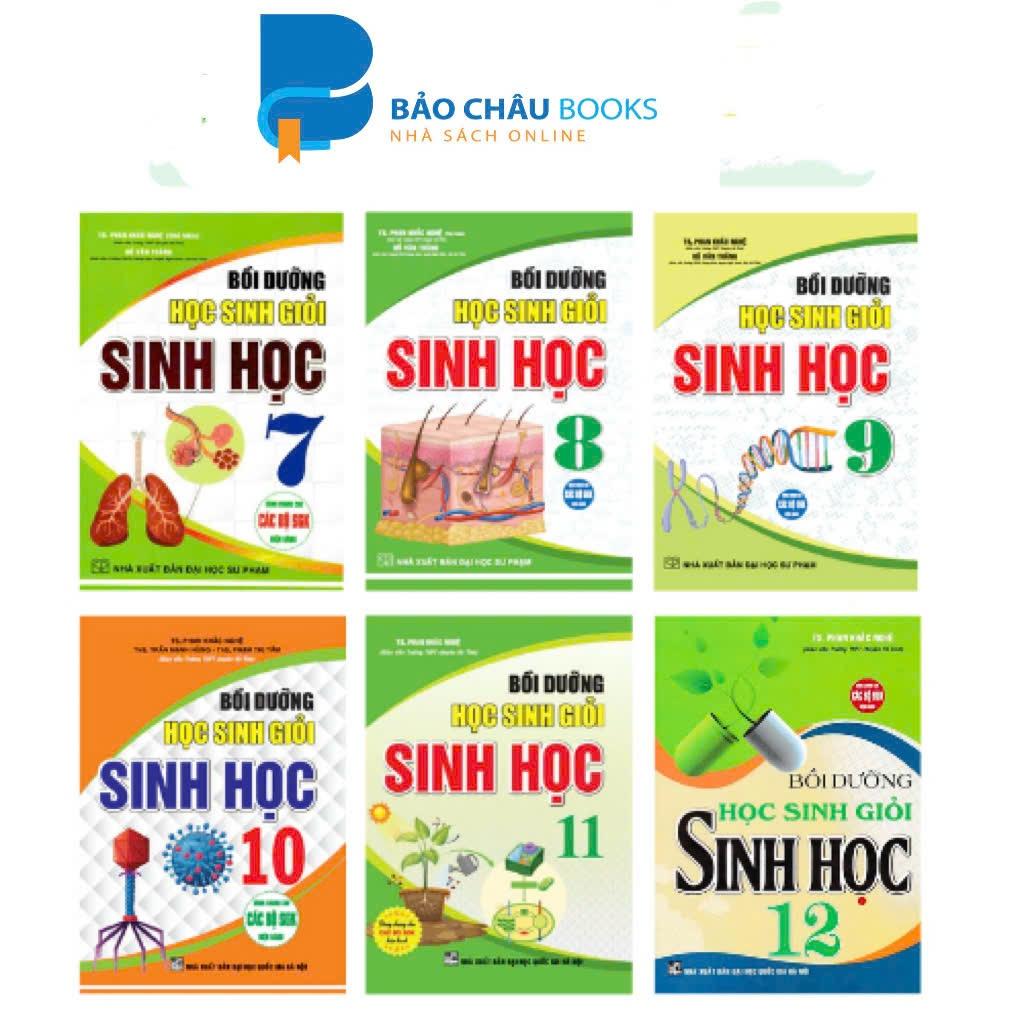 Sách - Bồi dưỡng học sinh giỏi Sinh học 7+8+9+10+11+12