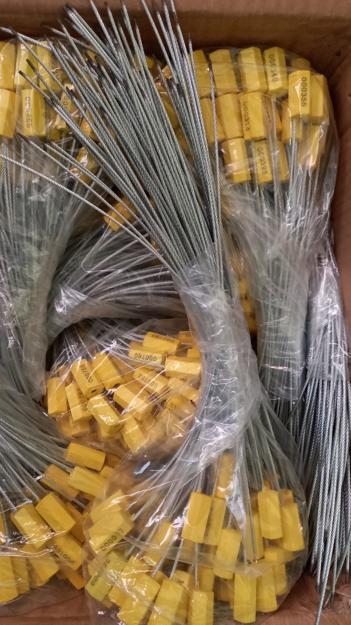 100 seal niêm phong cáp rút lục giác