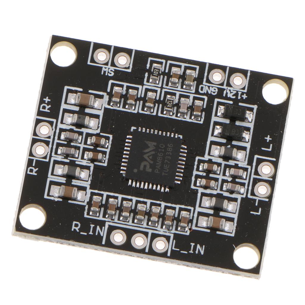 PAM8610 2x15W Digital Mini Dual Channel Stereo Power Amplifier Board 12V