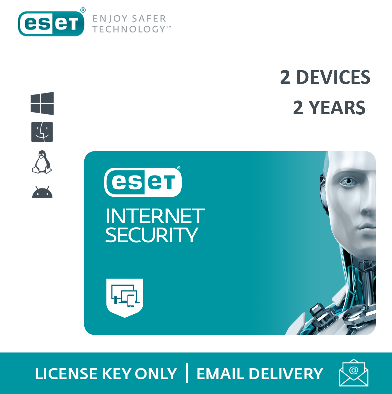 Phần mềm diệt Virus Eset Smart Security Premium 1 User 1 Year1 - Bản quyền 1 Máy/1 Năm - Hàng Chính Hãng