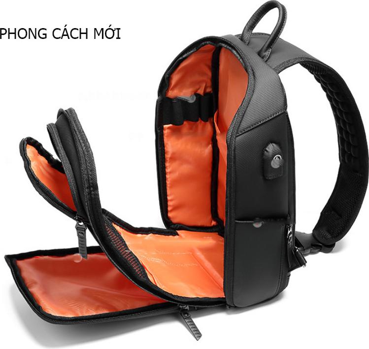 Túi đeo ngực,đeo chéo phong cách châu âu đã tích hợp công nghệ 4.0